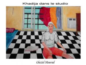 Voir le détail de cette oeuvre: Khadija dans le studio